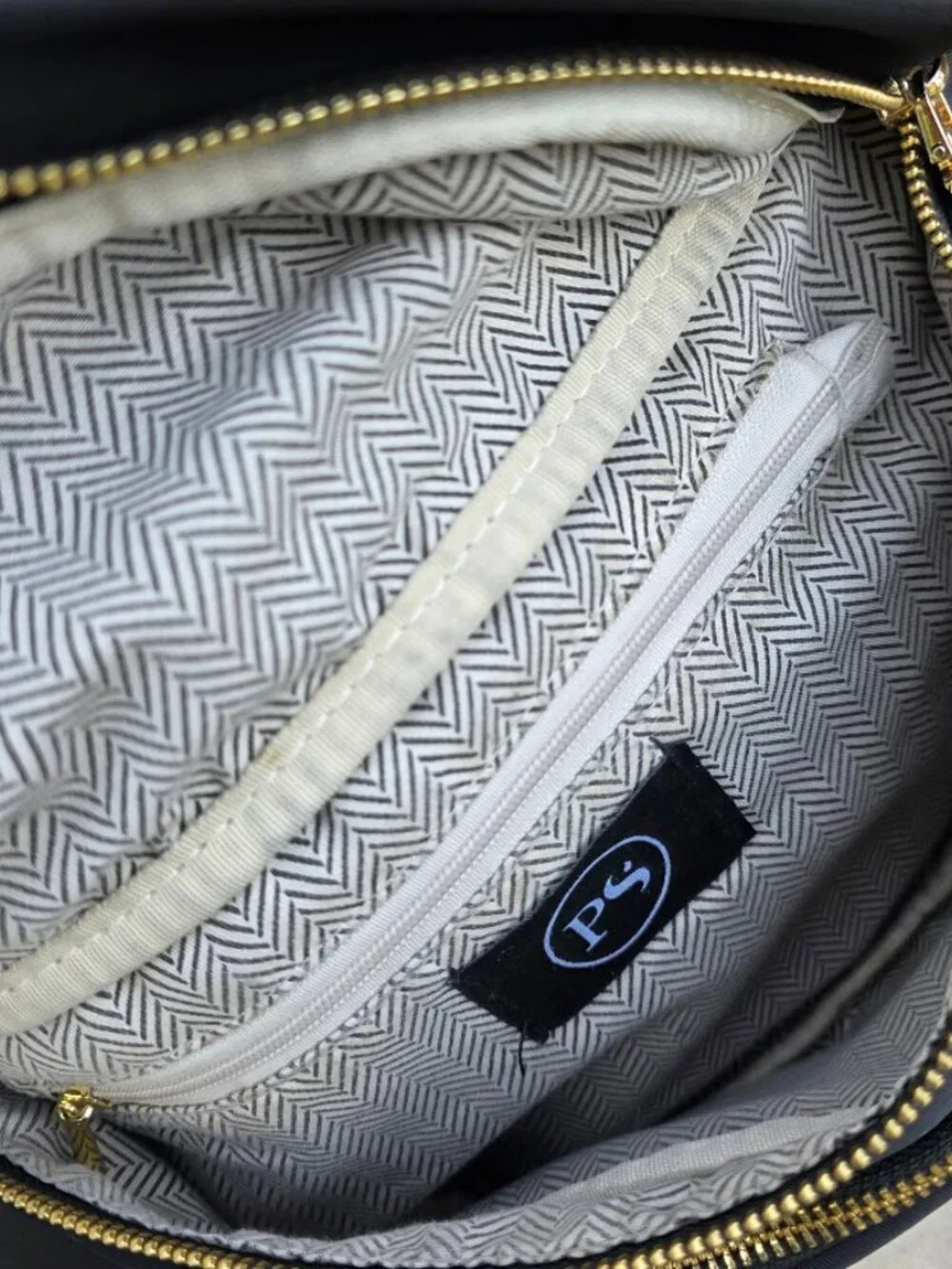 Pretty Simple Savannah Black Nylon Sling Crossbody Bag
